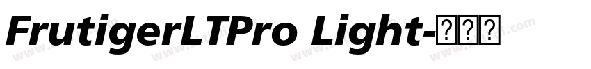 FrutigerLTPro Light字体转换 FrutigerLTPro Light字体转换